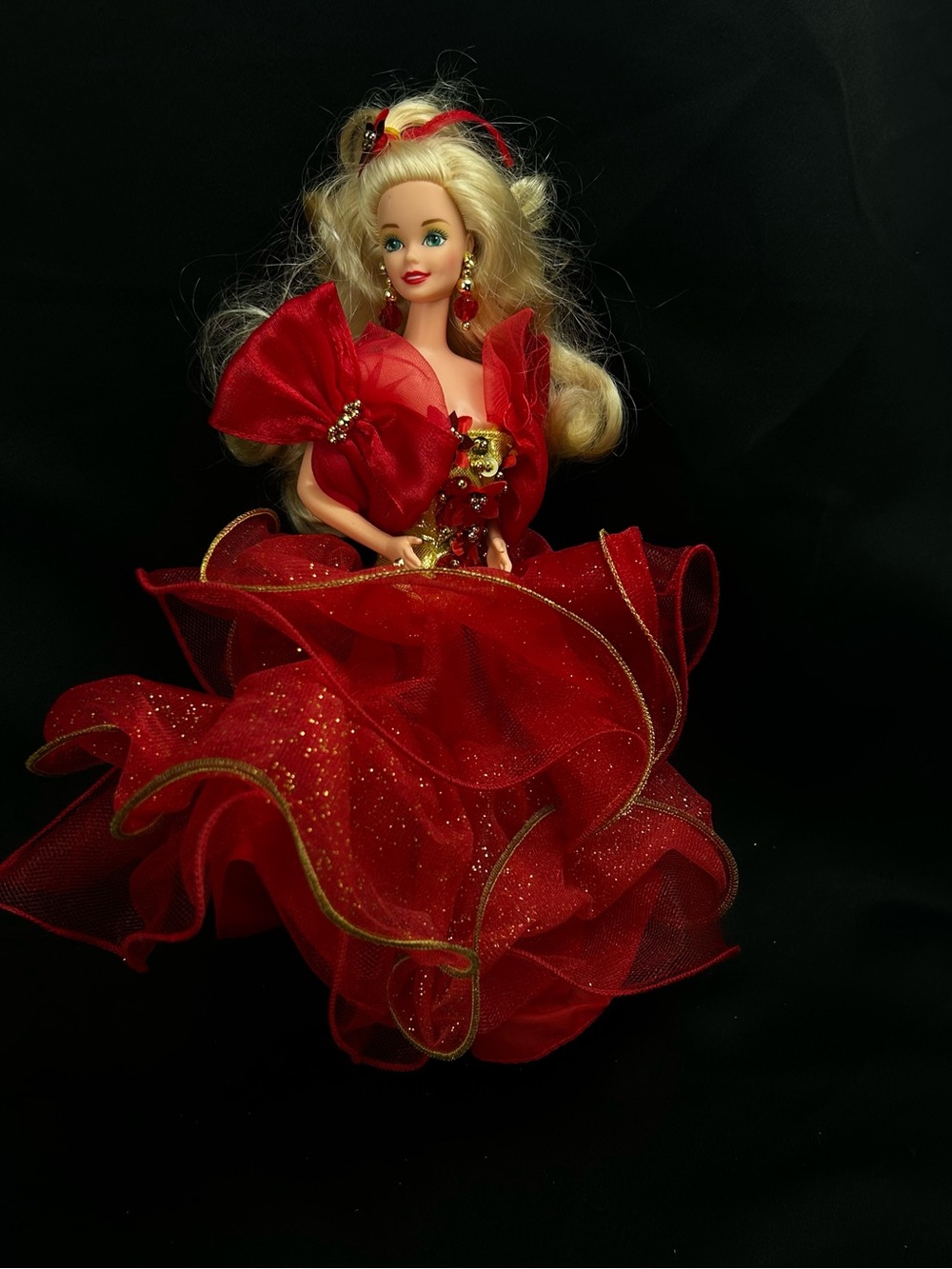 Mattel Barbie Happy Holidays Special Edition Barbie Doll 1993 Christmas #10824